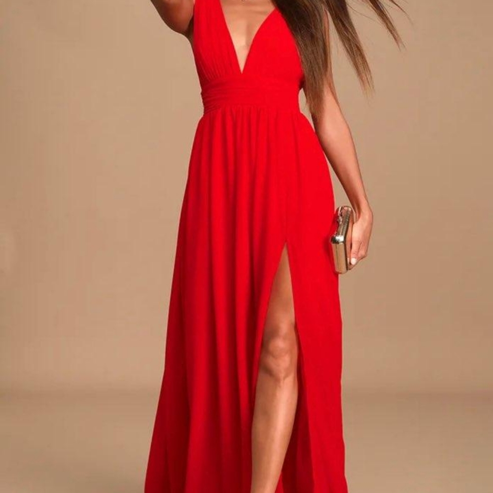NWOT Lulu's Heavenly Hues Maxi Dress